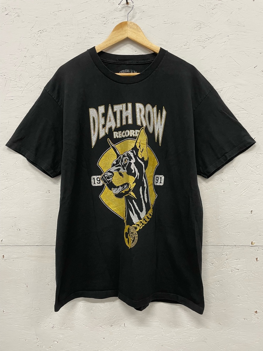 Death Row Records Doberman Graphic Tee, Size XL
